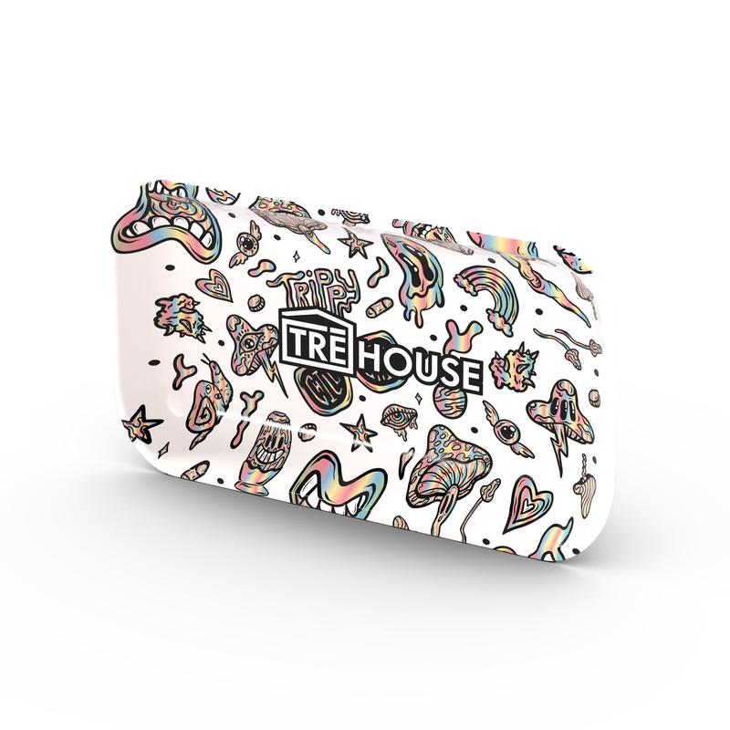 Metal Rolling Tray - White