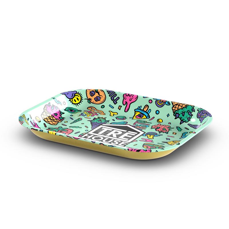 Metal Rolling Tray - Green