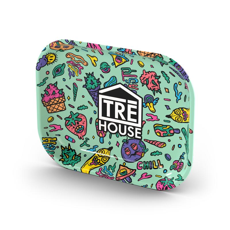 Metal Rolling Tray - Green