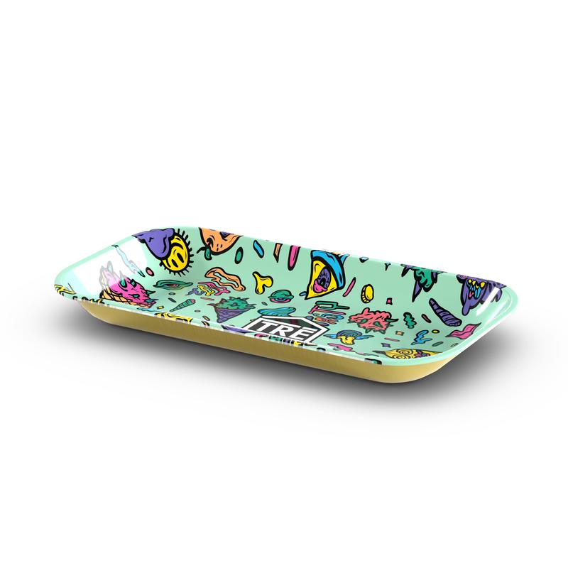 Metal Rolling Tray - Green