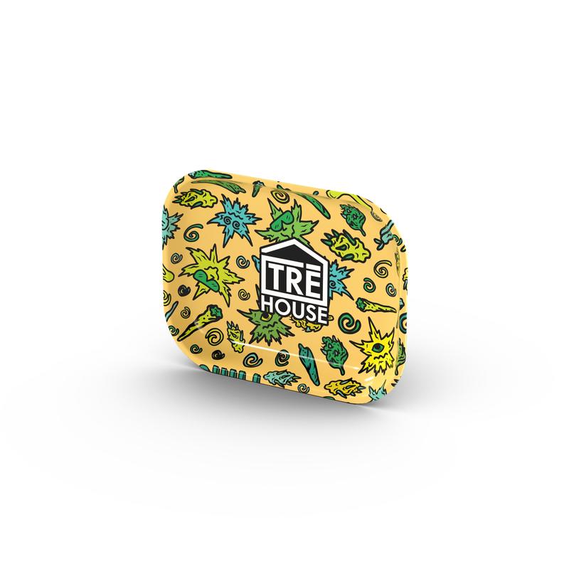 Metal Rolling Tray - Yellow