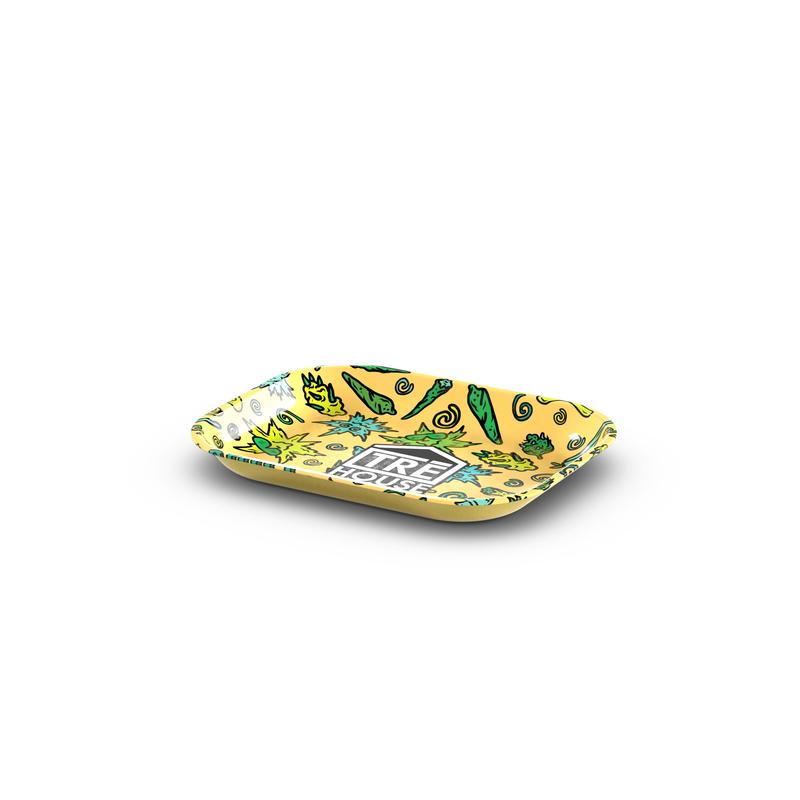 Metal Rolling Tray - Yellow