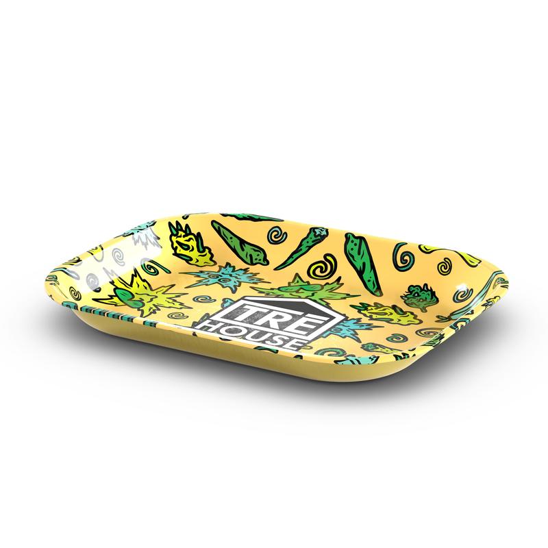 Metal Rolling Tray - Yellow