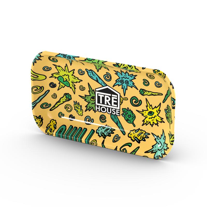 Metal Rolling Tray - Yellow