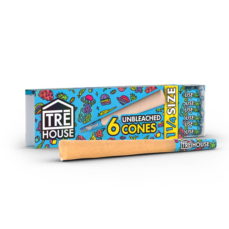 1¼" Ultra Thin Preroll Cones - 6ct - 3pk Bundle