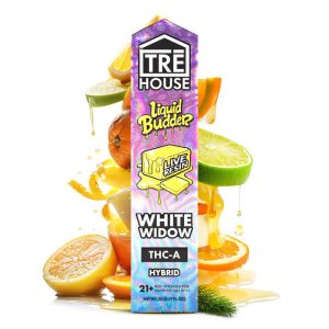 White Widow - Live Resin Liquid Budder Hybrid THC-A Vape Pen - 2g