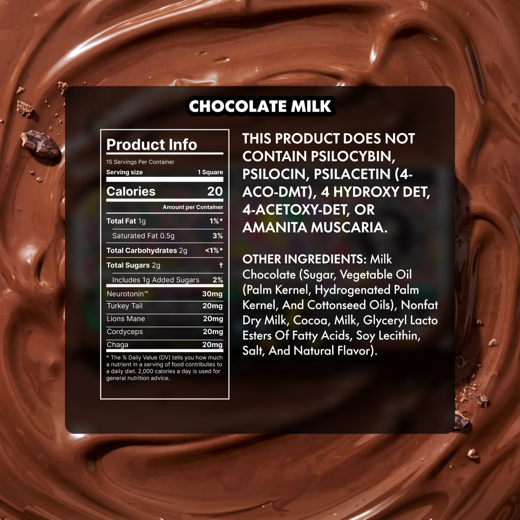 Extra-Strength Mushroom Chocolate Bar