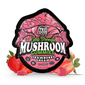 Strawberry Dream Extra-Strength Mushroom Gummies